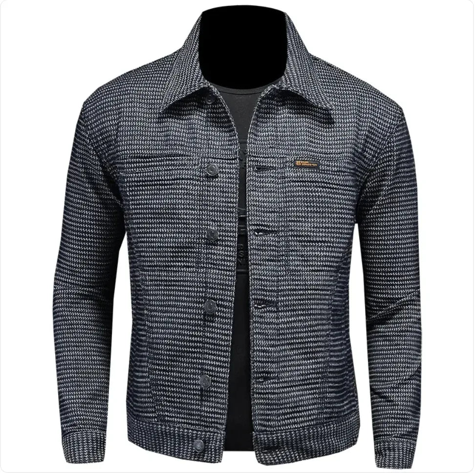 Men's Casual Denim Motorcycle Jacket - THROTTLE HUB