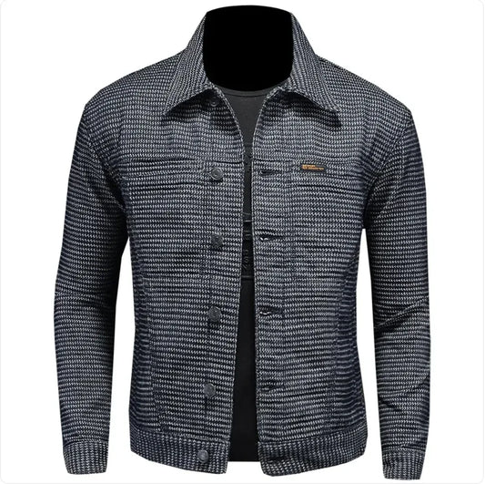 Men's Casual Denim Motorcycle Jacket - THROTTLE HUB