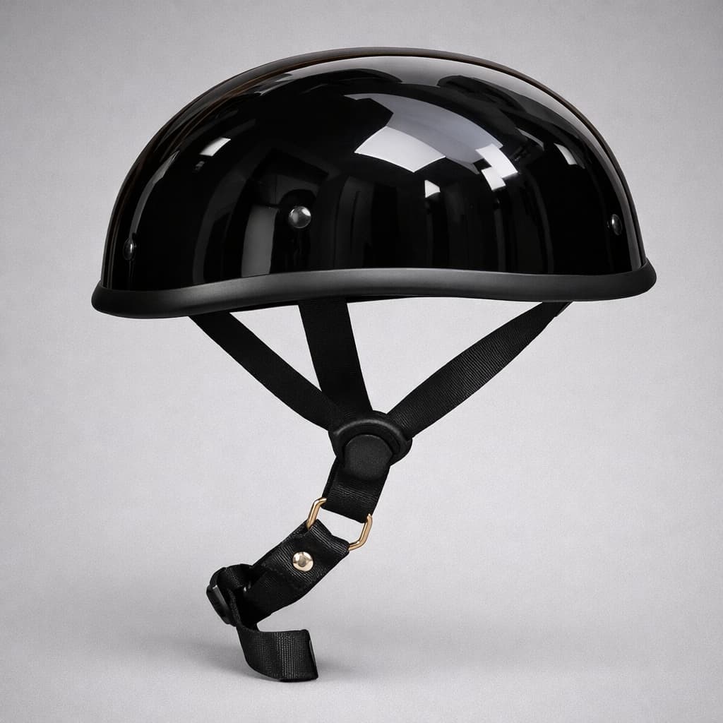 Blister B180 Fiberglass Low Profile MicroDOT Beanie Half Helmet – DOT Approved