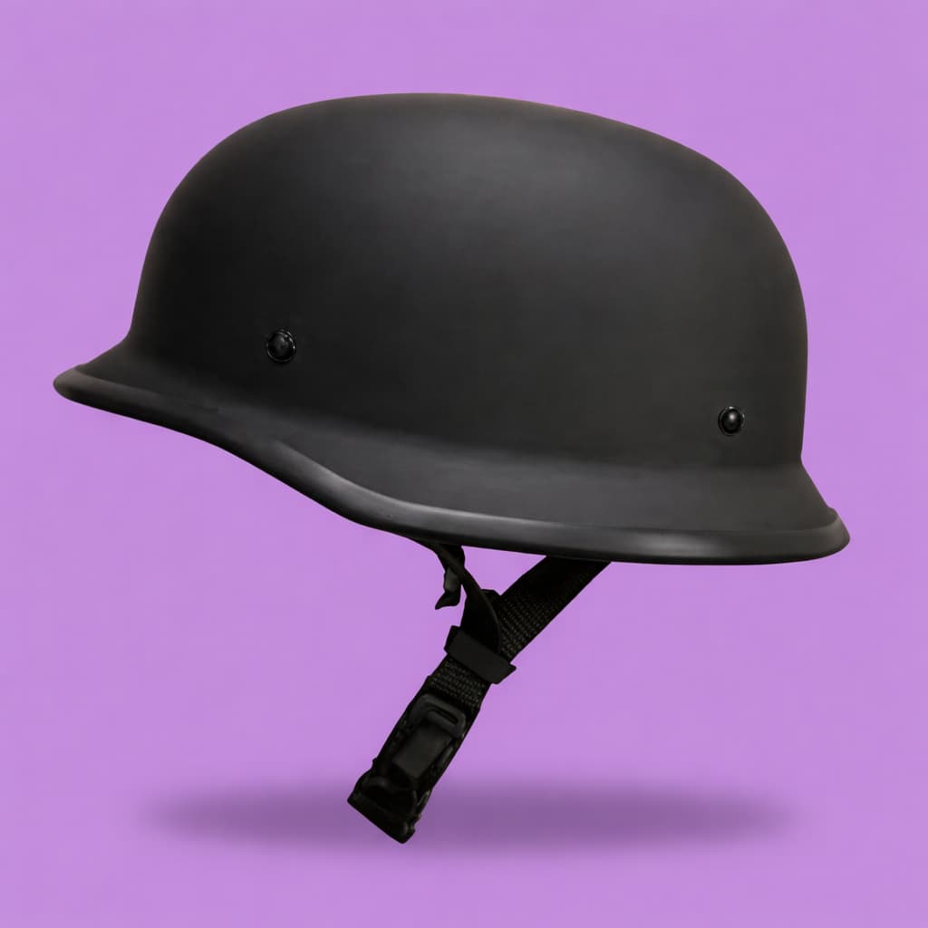Micro DOT Mayhem German Style Motorcycle Helmet | Low Profile DOT Beanie