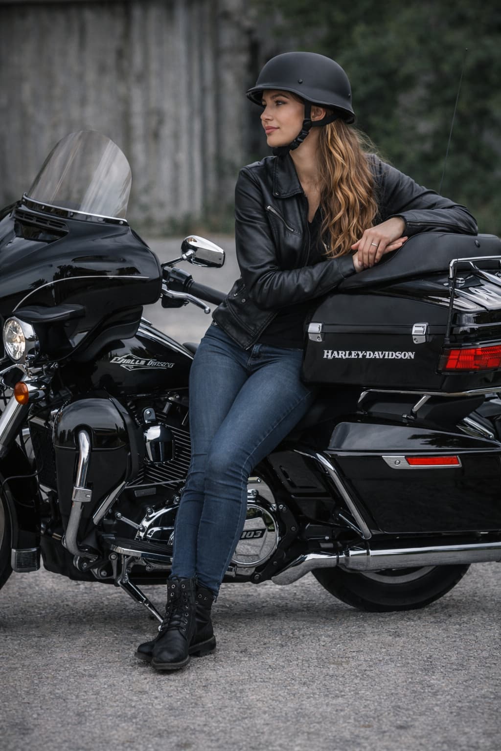 Micro DOT Mayhem German Style Motorcycle Helmet | Low Profile DOT Beanie