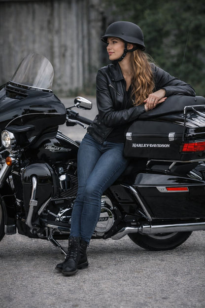 Micro DOT Mayhem German Style Motorcycle Helmet | Low Profile DOT Beanie