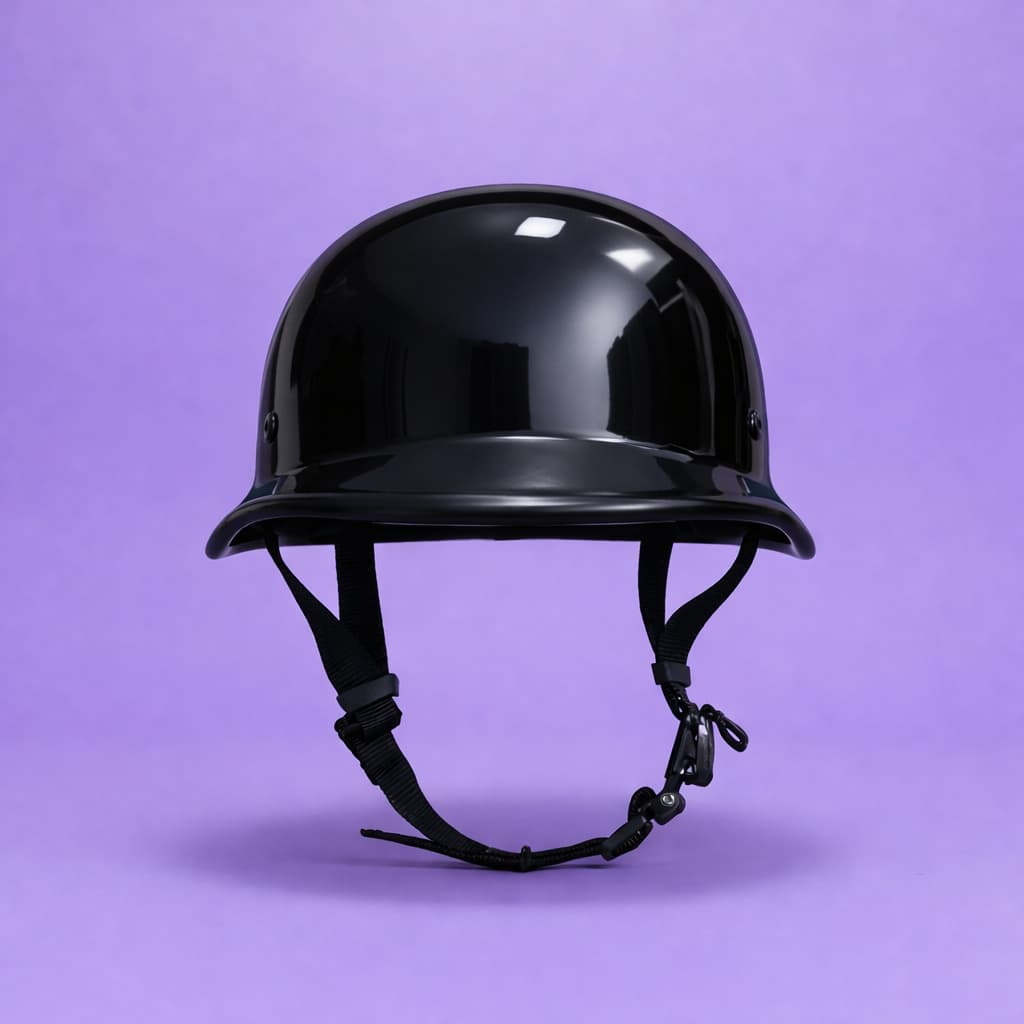Micro DOT Mayhem German Style Motorcycle Helmet | Low Profile DOT Beanie