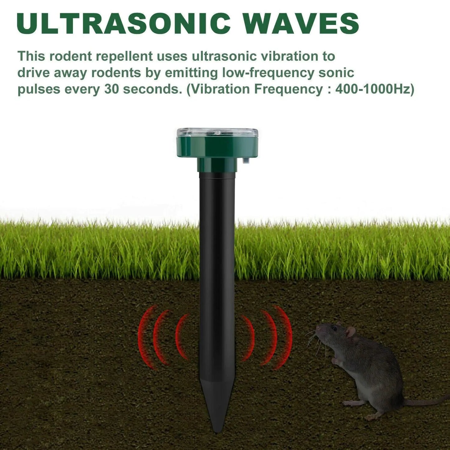 CampSafe™ Solar Perimeter Repellers (4-Pack)