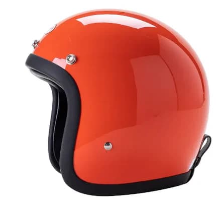 Retro Open Face Motorcycle Helmet – DOT Approved 3/4 Cruiser Helmet | Throttle Hub