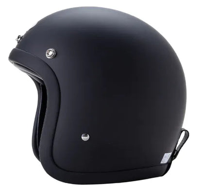 Low Profile Harley Motorcycle Helmet – Classic Retro Cruiser Style DOT Approved - THROTTLE HUB
