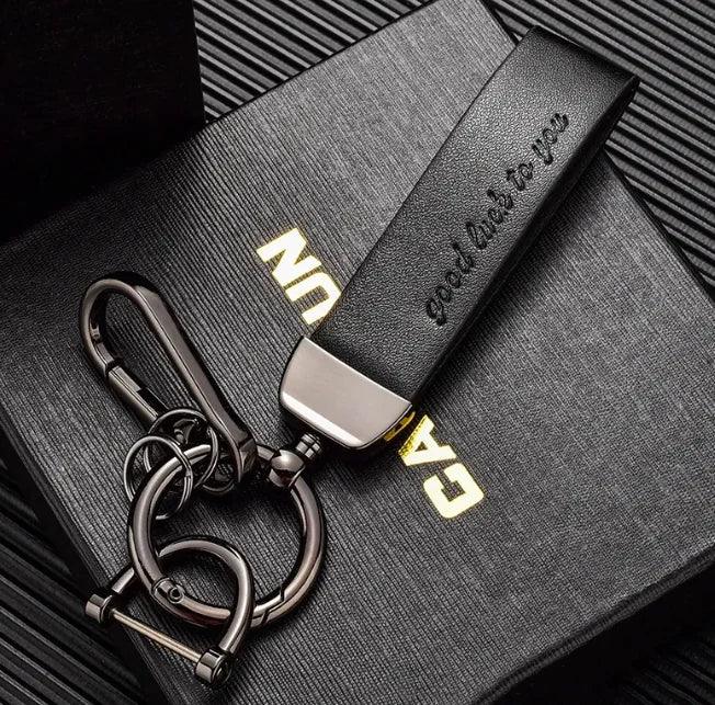 Horse Leather Key Ring - THROTTLE HUB