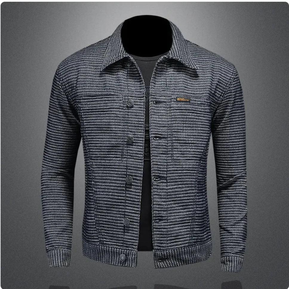 Men's Casual Denim Motorcycle Jacket - THROTTLE HUB