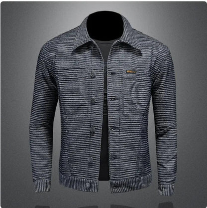 Men's Casual Denim Motorcycle Jacket - THROTTLE HUB