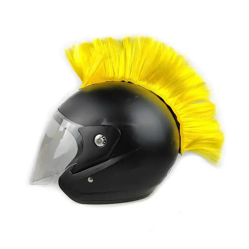 Colorful Mohawk Wig Helmet Accessories for Motorcycles - THROTTLE HUB