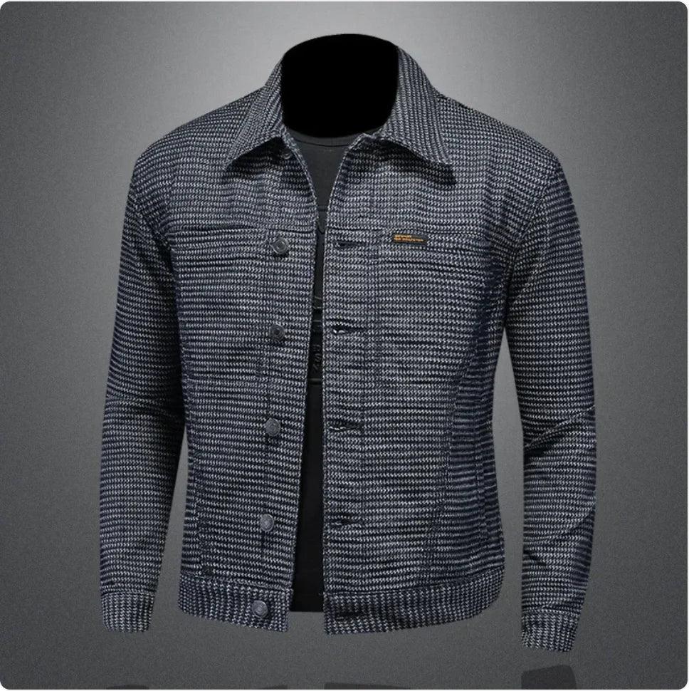 Men's Casual Denim Motorcycle Jacket - THROTTLE HUB
