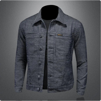 Men's Casual Denim Motorcycle Jacket - THROTTLE HUB