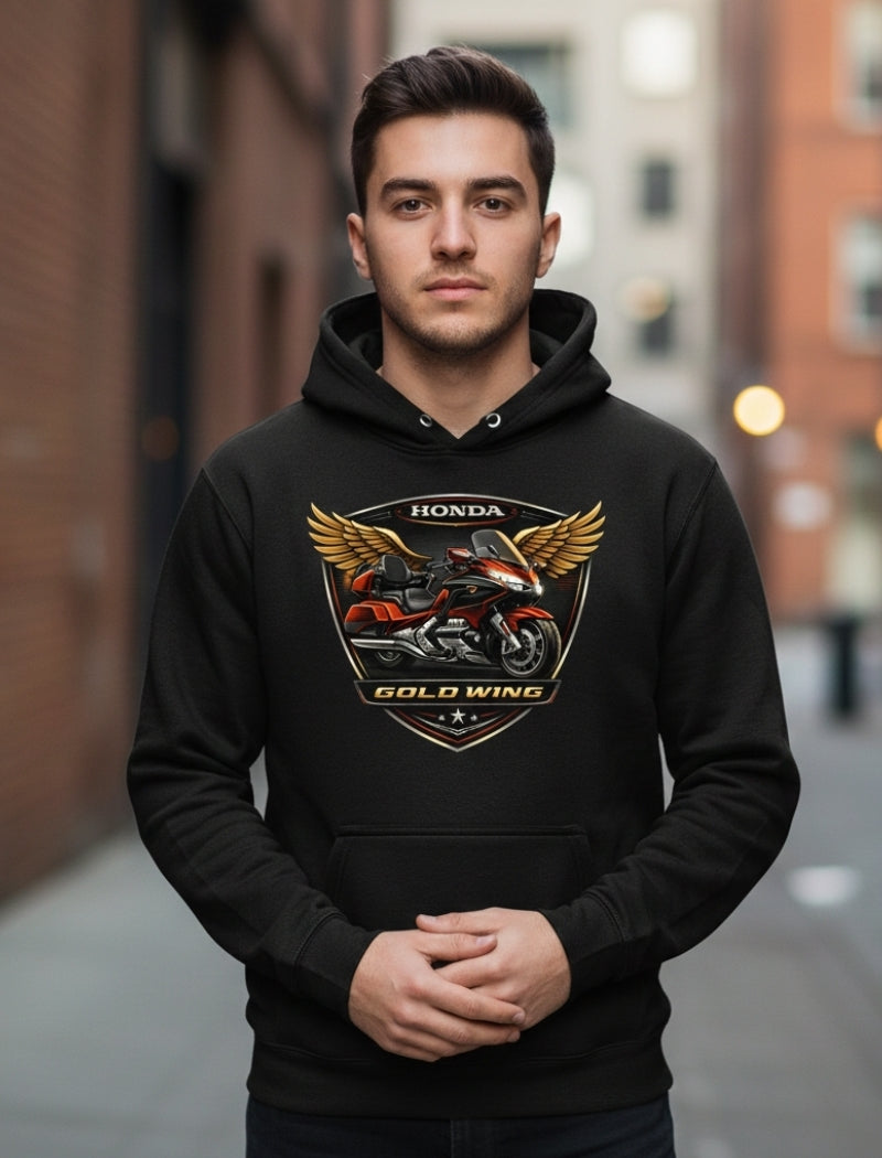 Champion® Custom Motorcycle Name Hoodie | Premium Moisture-Wicking Biker Hoodie | Throttle Hub