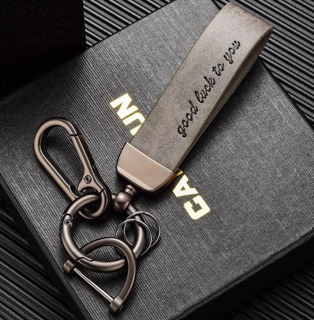 Horse Leather Key Ring - THROTTLE HUB