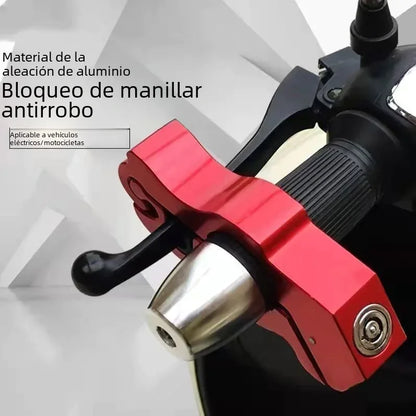 Universal CNC Handle Lock for Motorcycles and E-Bikes - THROTTLE HUB