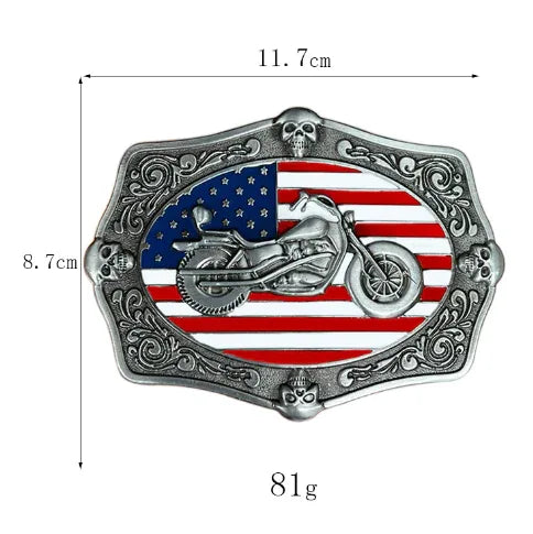 Patriot Rider Belt Buckle - THROTTLE HUB