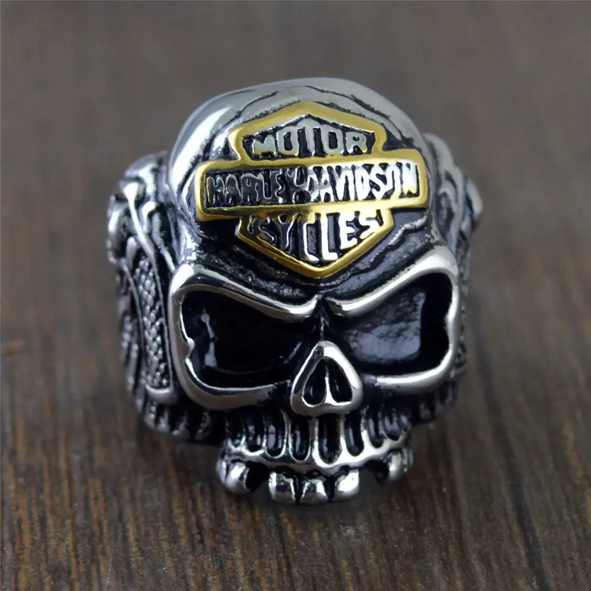 Rebel Spirit Skull Ring in Titanium - THROTTLE HUB