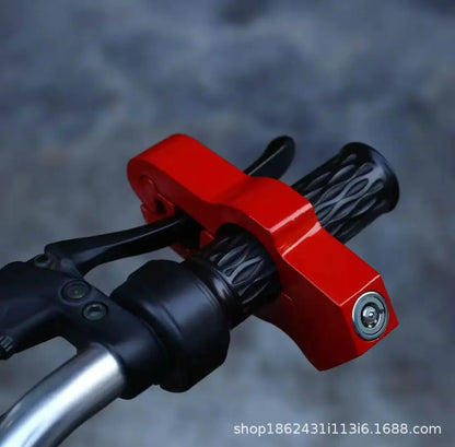 Universal CNC Handle Lock for Motorcycles and E-Bikes - THROTTLE HUB