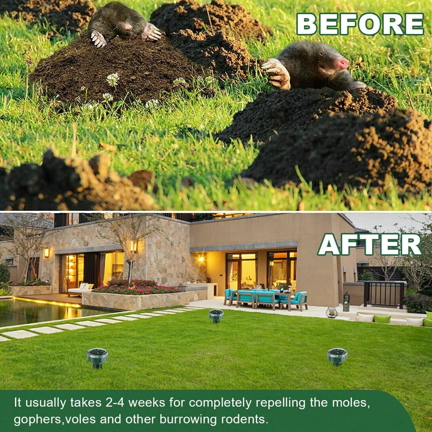 CampSafe™ Solar Perimeter Repellers (4-Pack)