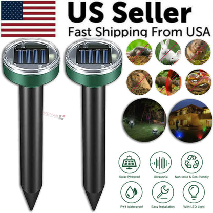 CampSafe™ Solar Perimeter Repellers (4-Pack)
