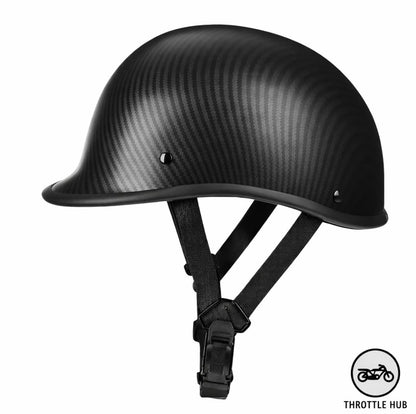 Throttle Hub DOT Approved Motorcycle Half Helmet – Low Profile Street Helmet