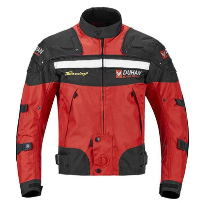 Throttle Hub Cross-Country Motorcycle Riding Jacket – Breathable Armored Touring Gear
