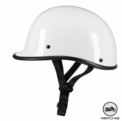 Throttle Hub DOT Approved Motorcycle Half Helmet – Low Profile Street Helmet