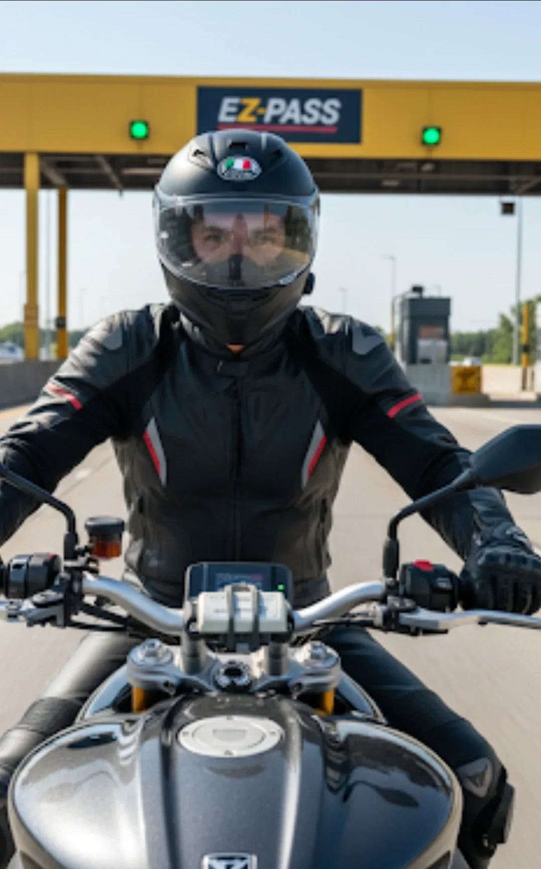 EZ-Pass Motorcycle Holder – Universal Handlebar Mount - THROTTLE HUB