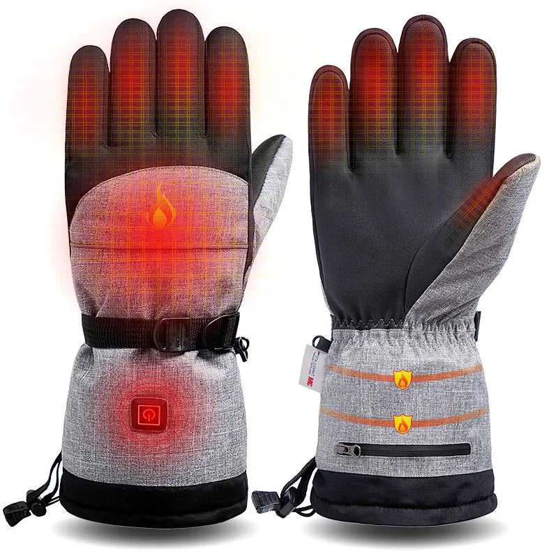 Heated Gloves with Adjustable Temperature - THROTTLE HUB