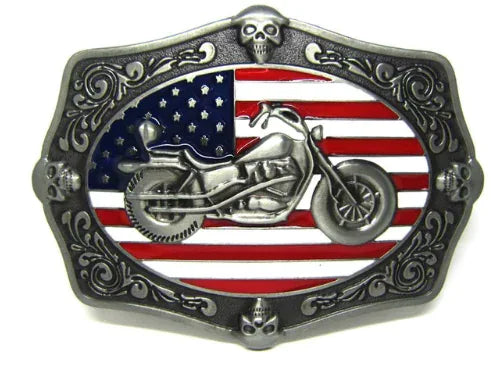 Patriot Rider Belt Buckle - THROTTLE HUB
