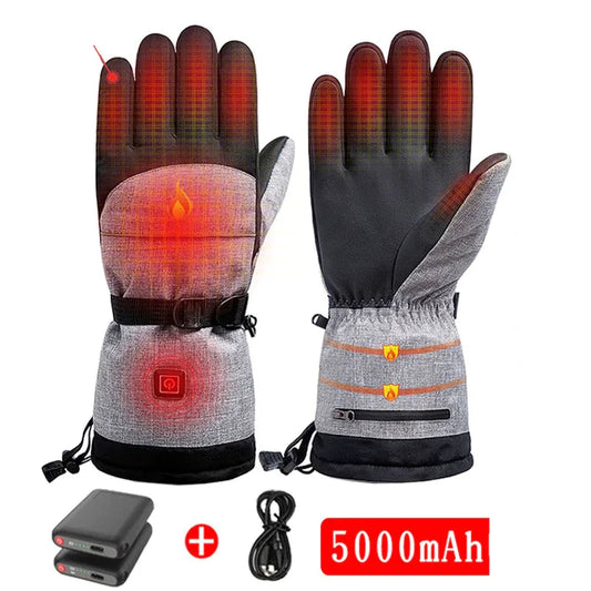 Heated Gloves with Adjustable Temperature - THROTTLE HUB