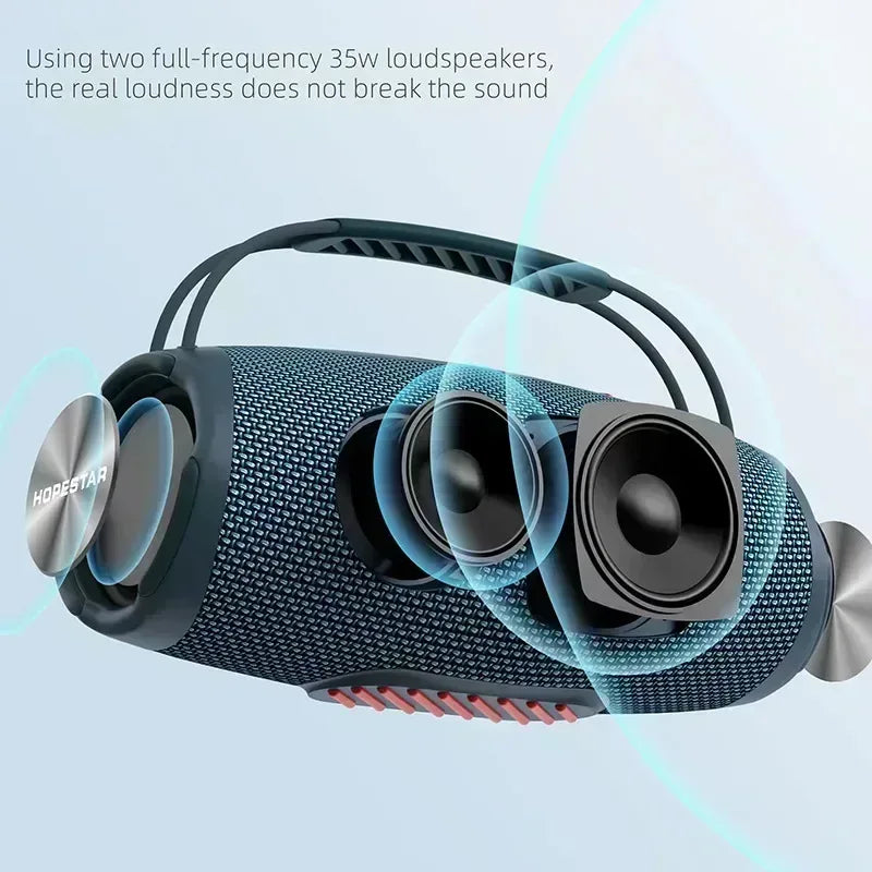 H53 Wireless Bluetooth Speaker Waterproof Portable Outdoor Portable Rugby High-power Double MP3 Player - THROTTLE HUB