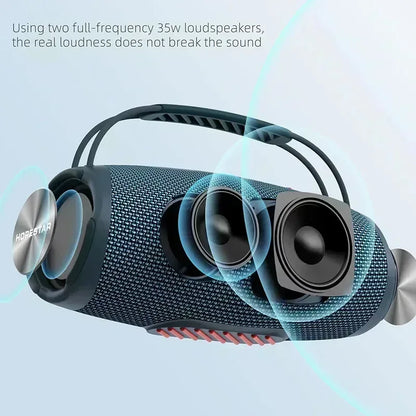H53 Wireless Bluetooth Speaker Waterproof Portable Outdoor Portable Rugby High-power Double MP3 Player - THROTTLE HUB